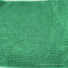 Anti Skidding Green Chenille Banheiro